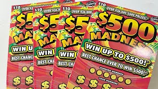 500 Madness Tickets floridalottery [upl. by Mellicent]