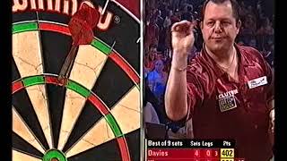 King vs Davies Darts World Championship 2004 Quarter Final [upl. by Nnylav999]