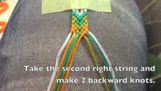 How to make a chevron bracelet [upl. by Maegan]