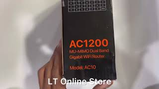 Tenda AC10 Dual Band AC1200 Gigabit WiFi Router [upl. by Torosian]