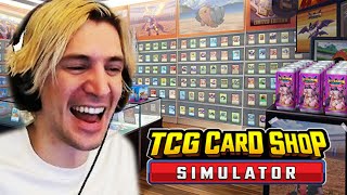 xQc Starts His Own Card Shop [upl. by Harley419]