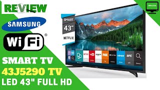 Televisor Samsung Led 43 Full Hd Smart Tv Hdmi Usb 43j5290  Droleek review [upl. by Baryram897]