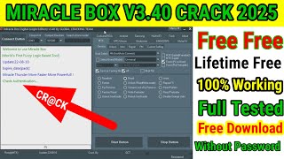 FREE Miracle Box V340 Free MIRACLE BOX DIGITEL LOGIN FREE 2025 [upl. by Amitie]