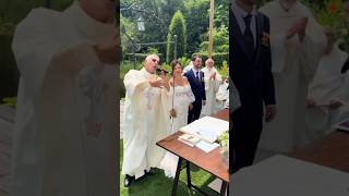 Italian priest who sings during mass and at weddings [upl. by Atinus]