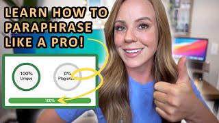 How to paraphrase like a pro  BEST step by step method [upl. by Lethia]