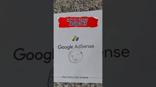 How to Verify Google AdSense PIN [upl. by Wandis150]