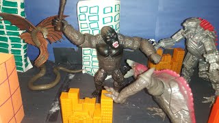 Kong vs SkullCrawler vs Warbat vs Mechagodzilla [upl. by Mylan634]