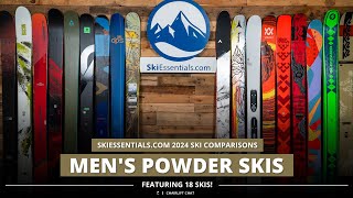 2024 Mens Powder Ski 114 132 mm Comparison with SkiEssentialscom [upl. by Markson]