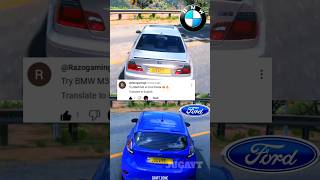 Who is the BOSS 😈 ford fiesta vs BMW M3shorts bmwm3 fordfiesta jugayt [upl. by Haleigh318]