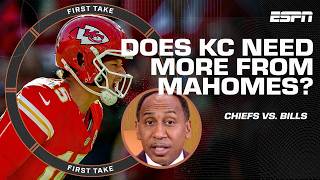 Stephen A needs MORE from Patrick Mahomes if the Chiefs want to threepeat 👀  First Take [upl. by Edva]