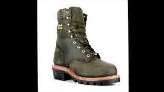 Mens Chippewa Boots 25405 Steel Toe Waterproof amp Insulated Logger Work Boot USA [upl. by Tenom]