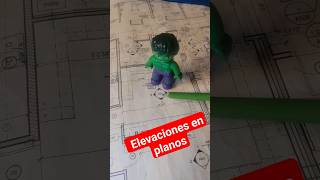 Elevaciones en planos arquitectónicos arquitecto framing framing construction planos tutorial [upl. by Gaspar2]