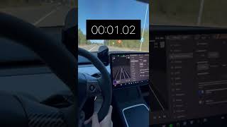 2023 Tesla Model 3 Long range AWD Acceleration boost comparison [upl. by Nosdivad461]