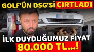 DSG BOZULDU 80000 TL İSTEDİLER PEKİ BİZ KAÇA YAPTIRDIK Volkswagen Golf DSG Tamiri [upl. by Icnarf164]