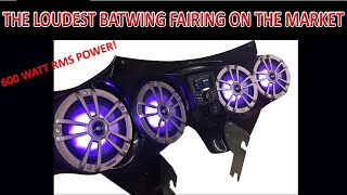 THE LOUDEST BATWING FAIRING ON THE MARKET Reckless Night Fury Batwing Fairing [upl. by Eaner]