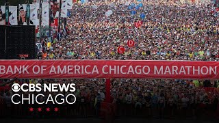 Runners excited and anxious for Chicago Marathon on Sunday [upl. by Ivzt]