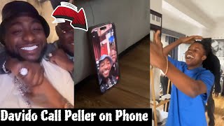 Wizkid Fc MOCK Davido as He Call Peller on Phone to go Live on TikTok Together [upl. by Annaor602]