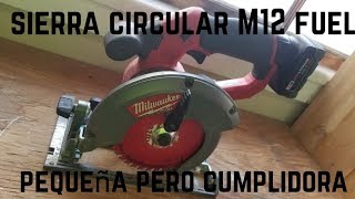 Sierra circular Milwaukee fuel m12 5quot38  m12 fuel 5quot 38 circular saw [upl. by Colligan997]