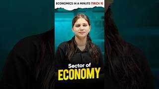 Sectors of Economy  Economics in a Minute✨Trick 9 ytshorts magnetbrains [upl. by Asabi95]