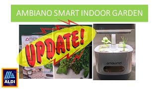 UPDATE ALDI Find  Ambiano Smart Indoor Garden Two weeks Later  June 2021 [upl. by Odoric]