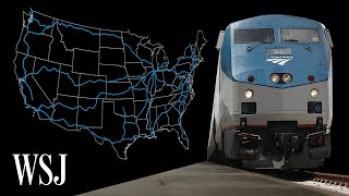 Inside Amtrak’s Dying LongDistance Trains  WSJ [upl. by Votaw]