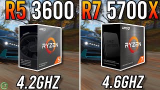 Ryzen 5 3600 vs Ryzen 7 5700X  Should You Upgrade [upl. by Etteraj863]