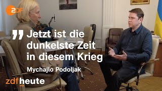 Interview mit SelenskyjBerater Mychajlo Podoljak I auslandsjournal [upl. by Idissak]