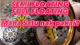 DISC BRAKE SEMI FLOATING FULL FLOATING [upl. by Reve]