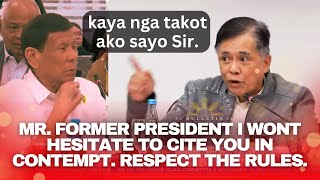 Duterte vs Paduano  Digong HINDI Nakapag MURA ng Marami Tulad sa SENADO [upl. by Audy303]