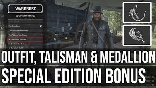 Nuevo Paraiso Outfit Talisman amp Medallion  Special Edition Bonus Content  Red Dead Redemption 2 [upl. by Haronid]