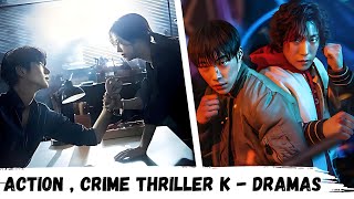 TOP 10 MUST WATCHquot Action Thriller Korean Dramas In Hindi  KWorld Explainer [upl. by Elma]