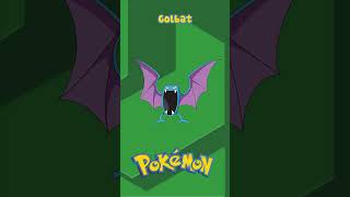 Zubat Evolution Process pokémonevolutions zubat crobat golbat pokemonevolves [upl. by Yrallam325]