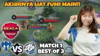 AKHIRNYA LIAT FUMI MAEN GPX VS EVOS MATCH 1 [upl. by Aticnemrac]