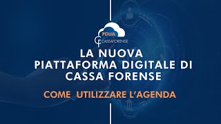 Come utilizzare lAgenda allinterno della piattaforma PDUA [upl. by Ailyn]