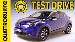 Nuova Toyota CHR  Test drive completo  Quattroruote [upl. by Aicekat]