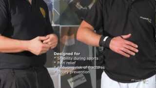 PhysioRoomcom Elite Adjustable Wrist Wrap  53120 [upl. by Eikcid799]