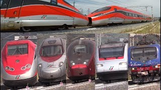 Treni Alta Velocità in corsa 62017 AV RomaFirenze Frecciarossa1000 doppio Frecciarossa italo [upl. by Lupee246]