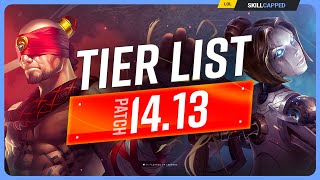 NEW TIER LIST for PATCH 1413  League of Legends [upl. by Christie413]