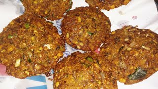 Valaipoo vadai Red in Tamilbanana flower vadai Recipeருசியான வாழைப்பூ வடை செய்வது எப்படி [upl. by Leinahtan]