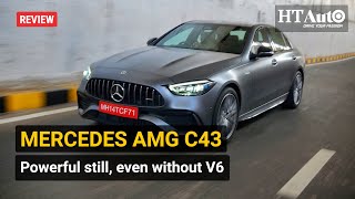 Mercedes AMG C43 Review Powerful still even without V6 [upl. by Iret725]