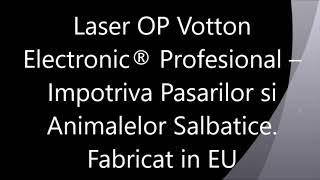 Laser OP Votton Electronic® Profesional [upl. by Saisoj]