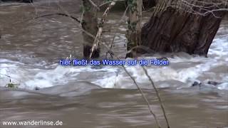 Hochwasser nach Unwetter in Ueberau Reinheim 512018 [upl. by Roderigo]