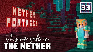 Making The Nether Pretty and Safe  Let’s Play Minecraft 120  Episode 33 [upl. by Inohtna360]