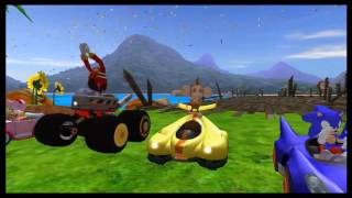 Sonic amp SEGA AllStars Racing Wii  Part 10 The Restart Button [upl. by Hannasus]