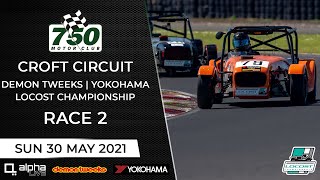 Demon Tweeks  Yokohama Locost Championship  2021 Croft  Race 2 [upl. by Thorin]