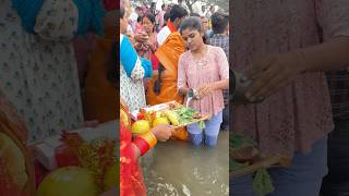 Chhath ka last din🥲MissHosiyar shorts vlog minivlog… [upl. by Lenes]