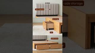 Bed Frame with Storage  Neo Livin [upl. by Moynahan]