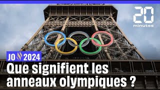 JO de Paris 2024  Quelle est la signification des anneaux Olympiques [upl. by Aim427]