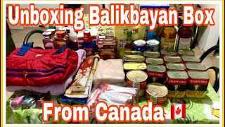 Balikbayan Box from Canada 🇨🇦 Unboxing Balikbayan Box [upl. by Whitman]