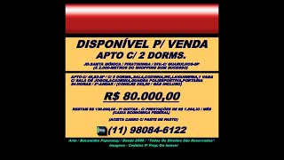 VENDE APTO C 2 DORMS  R 8000000  JDSANTA MÔNICA  PIRATININGA  DIVC GUARULHOSSP [upl. by Farleigh]